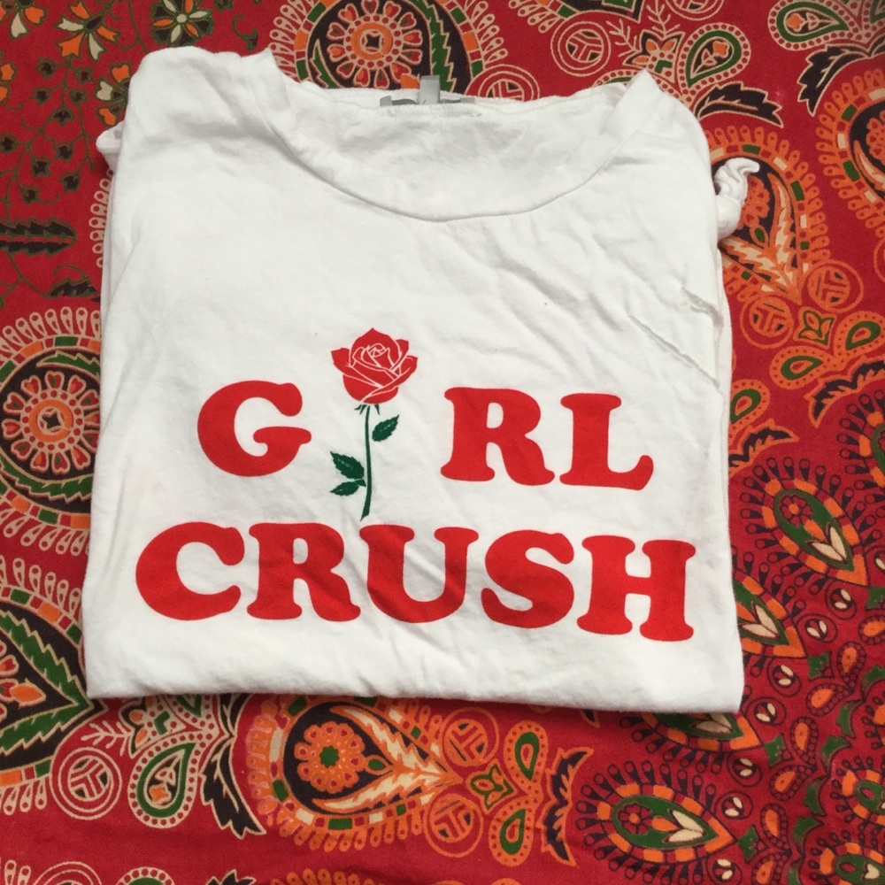 Rose Distressed Tee